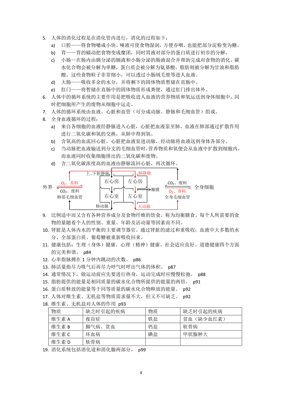 牛津上海版科学考点大全——七年级第一学期_第4页