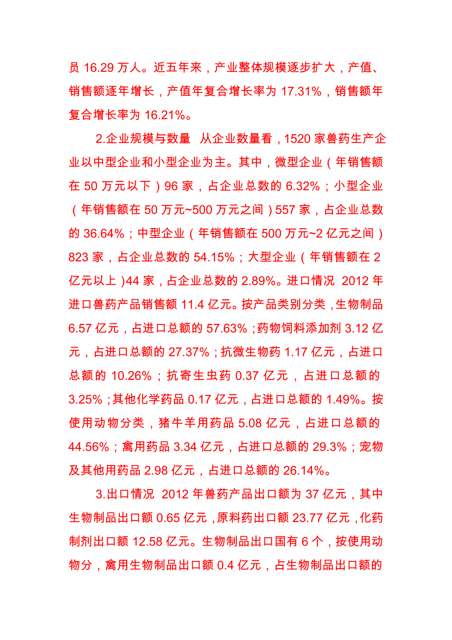 新兽药国内外技术、产业发展状况和趋势_第3页