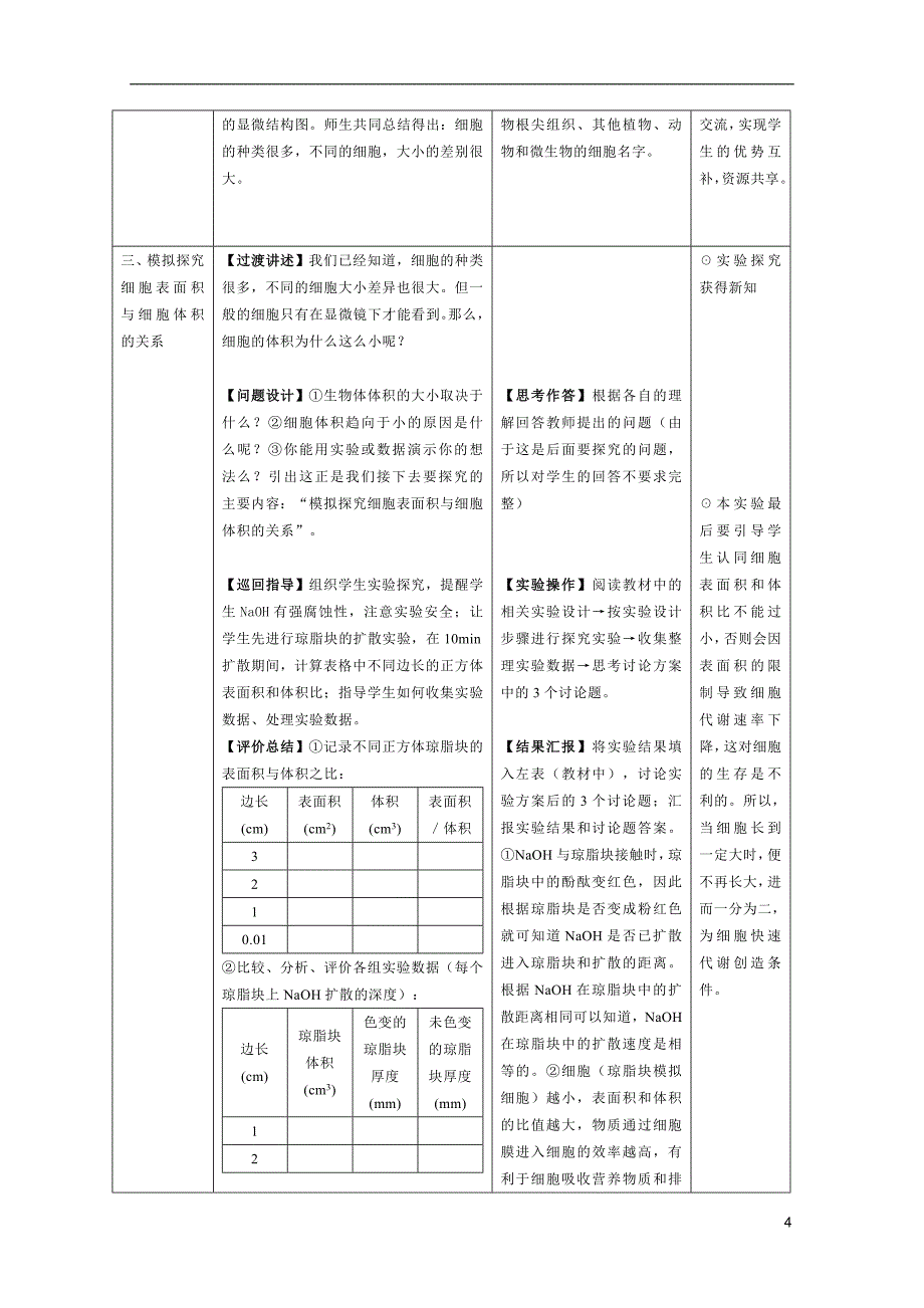 细胞概述教案_第4页