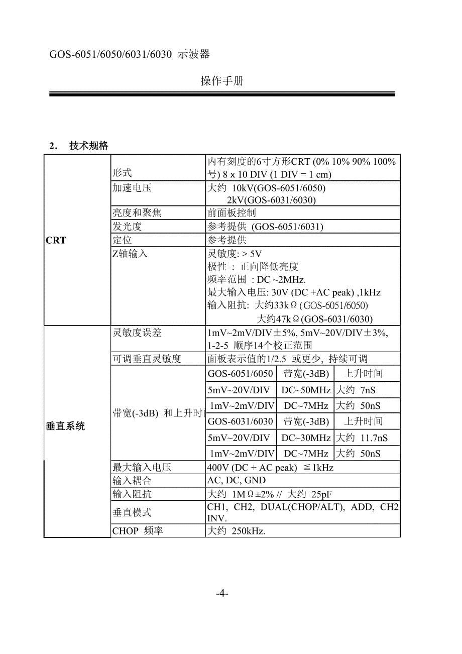 示波器操作手册_第5页