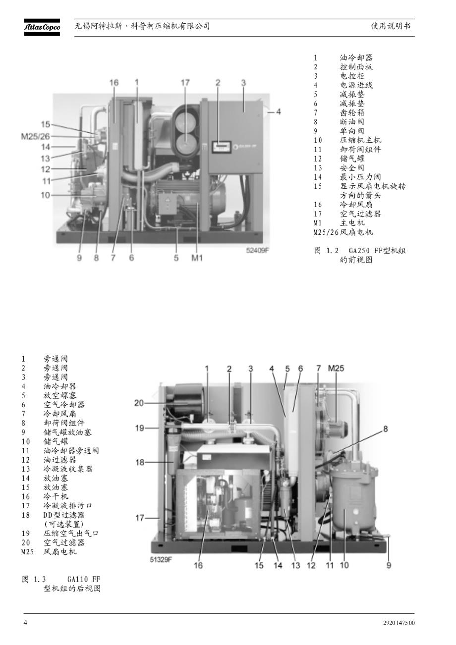 空压机使用说明书_第4页