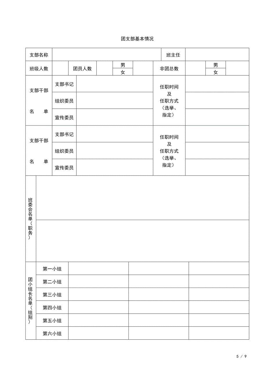 某学校共青团团委工作管理制度_第5页