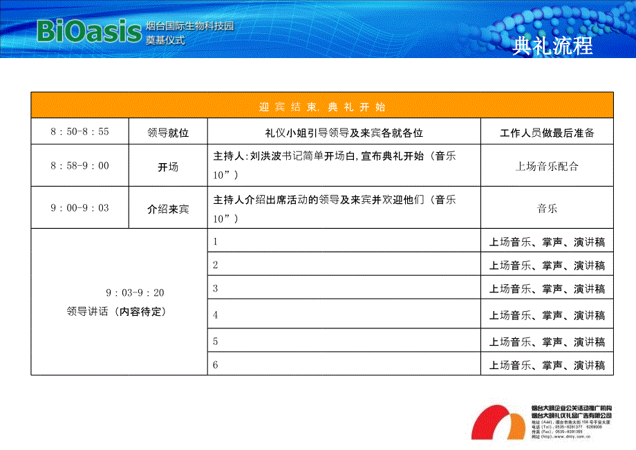 烟台国际生物科技园奠基仪式活动策划设计方案_第3页