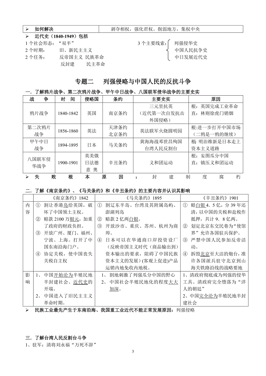 小高考历史必修一考点_第3页