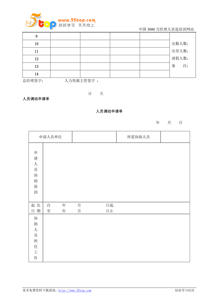 员工通知书表格大全_第2页