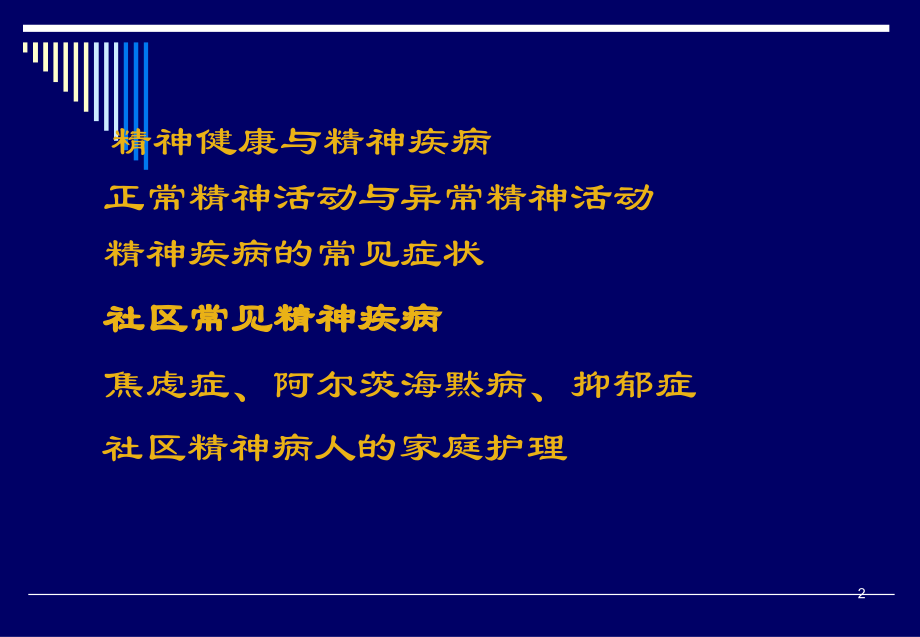 社区精神卫生及精神障碍者的护理管理_第2页