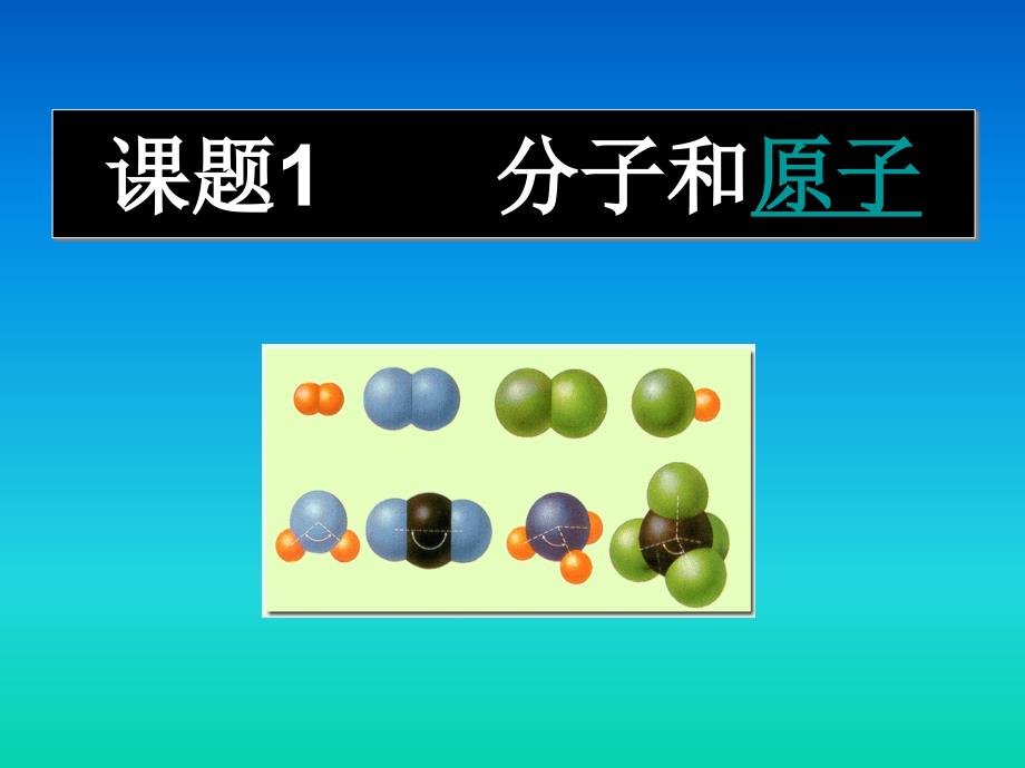 初中化学 《分子原子》课件_第1页