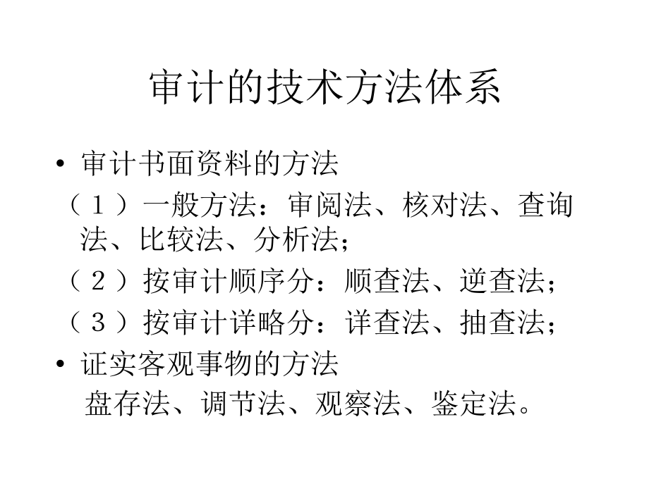 精编最新审计学教程-审计的方法与程序_第4页