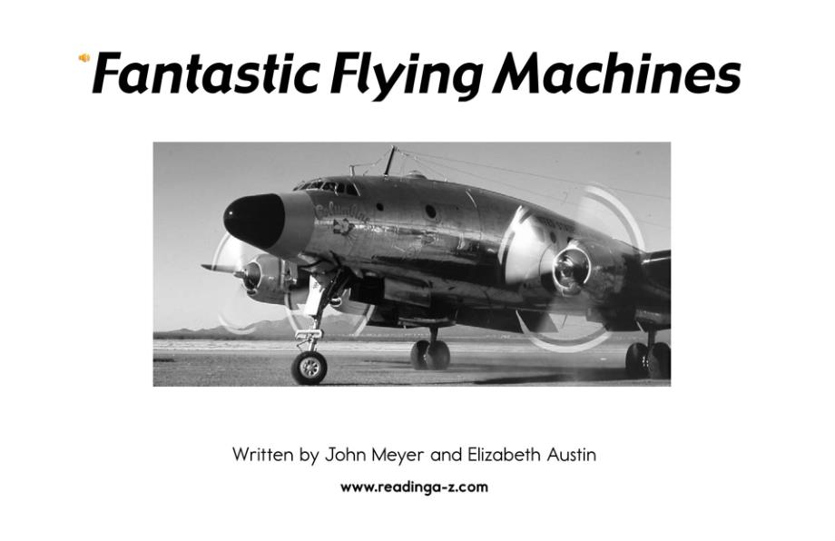 英语阅读读本-Fantastic Flying Machines_第2页