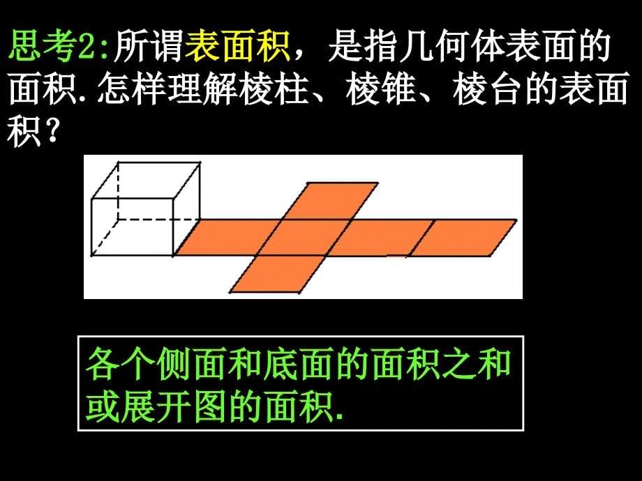 1.3空间几何体的表面积与体积PPT课件-新课标人教版必修2_第5页