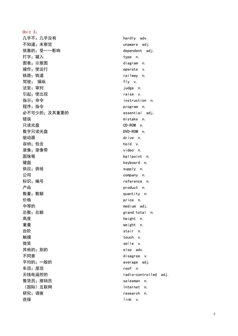 广州牛津版英语八年级上册单词短语(整理)_第5页