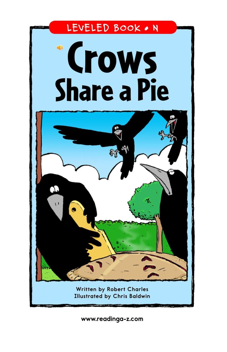 英语阅读读本-Crows Share A Pie_第1页