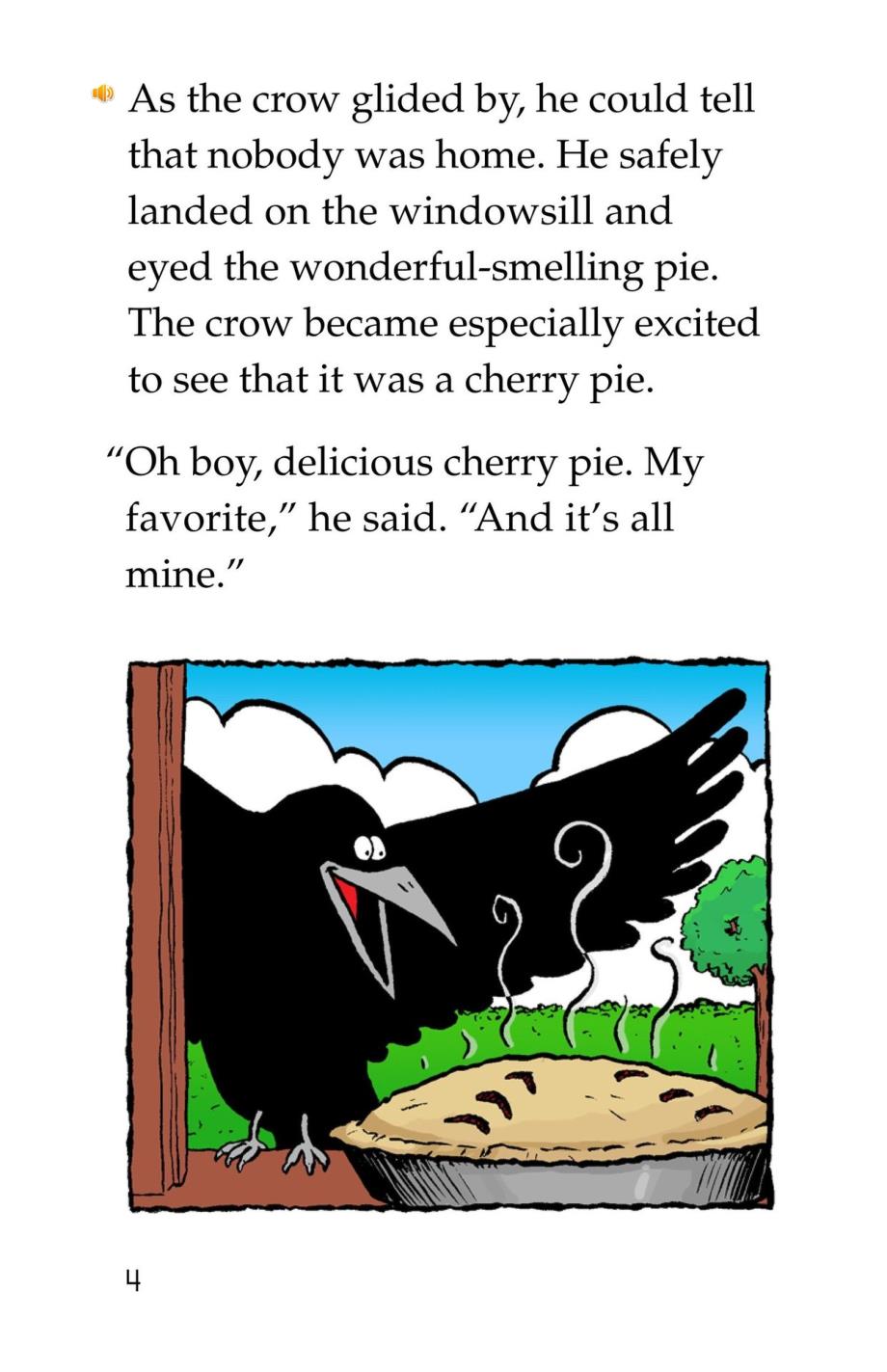 英语阅读读本-Crows Share A Pie_第4页