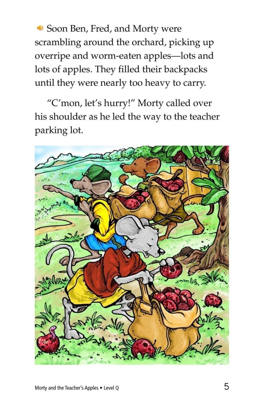 英语阅读读本-Morty and the Teacher's Apples_第5页
