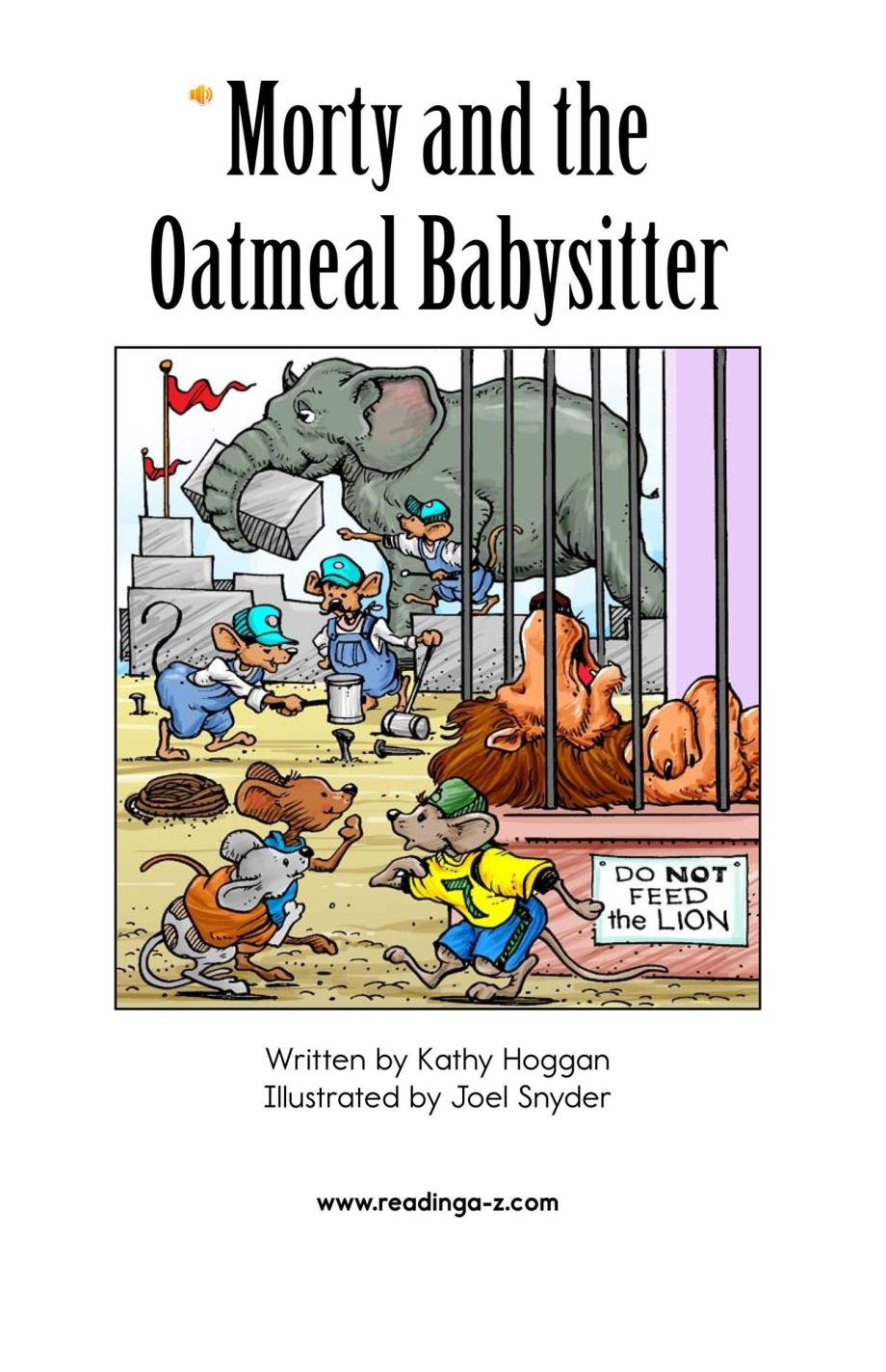 英语阅读读本-Morty and the Oatmeal Babysitter_第2页