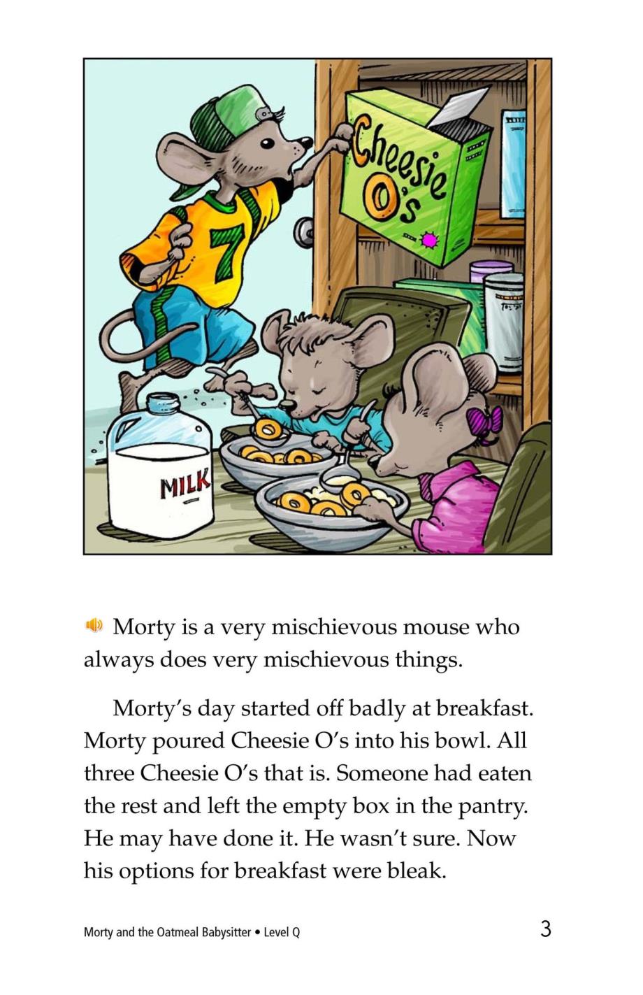 英语阅读读本-Morty and the Oatmeal Babysitter_第3页