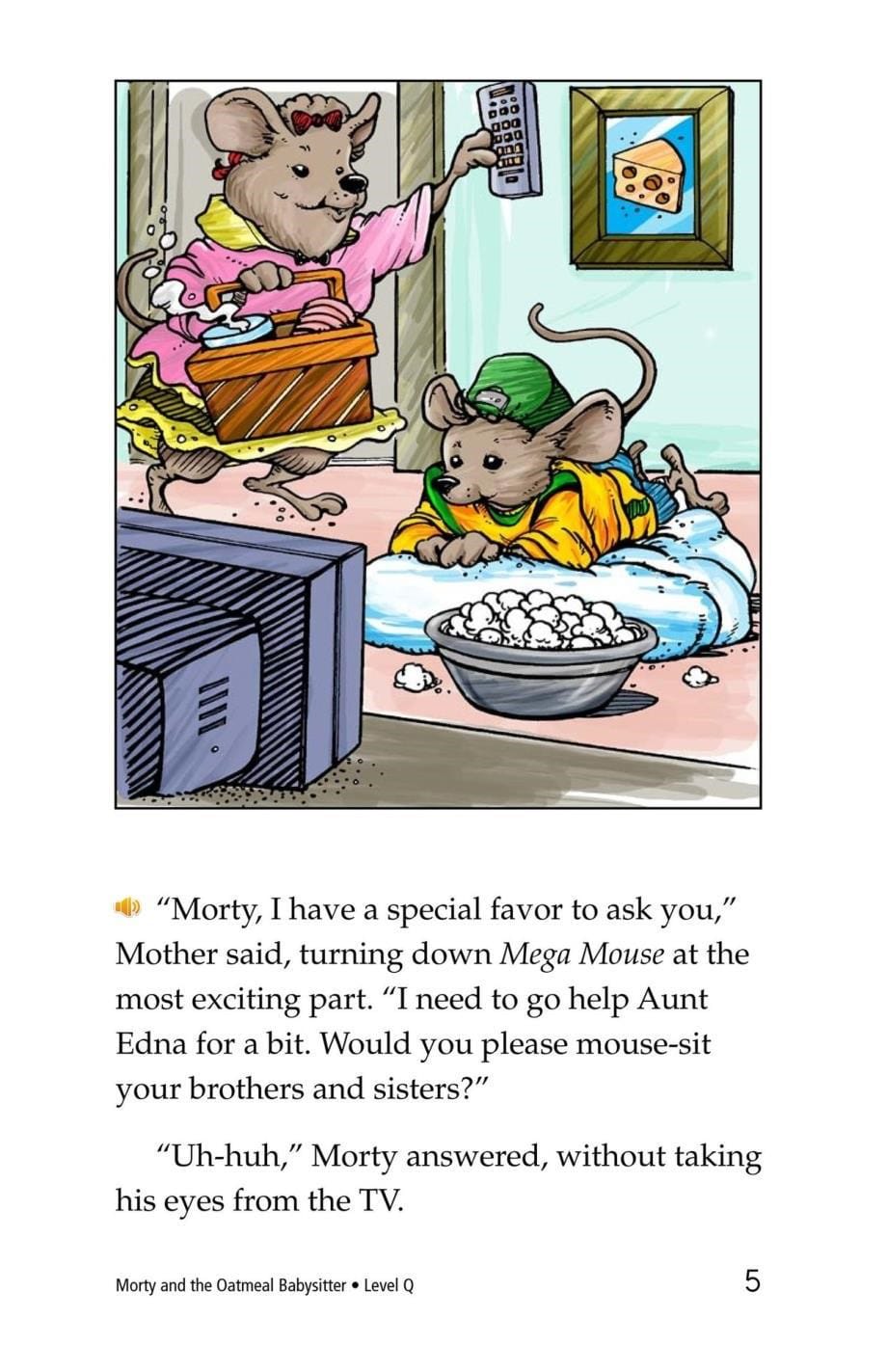 英语阅读读本-Morty and the Oatmeal Babysitter_第5页