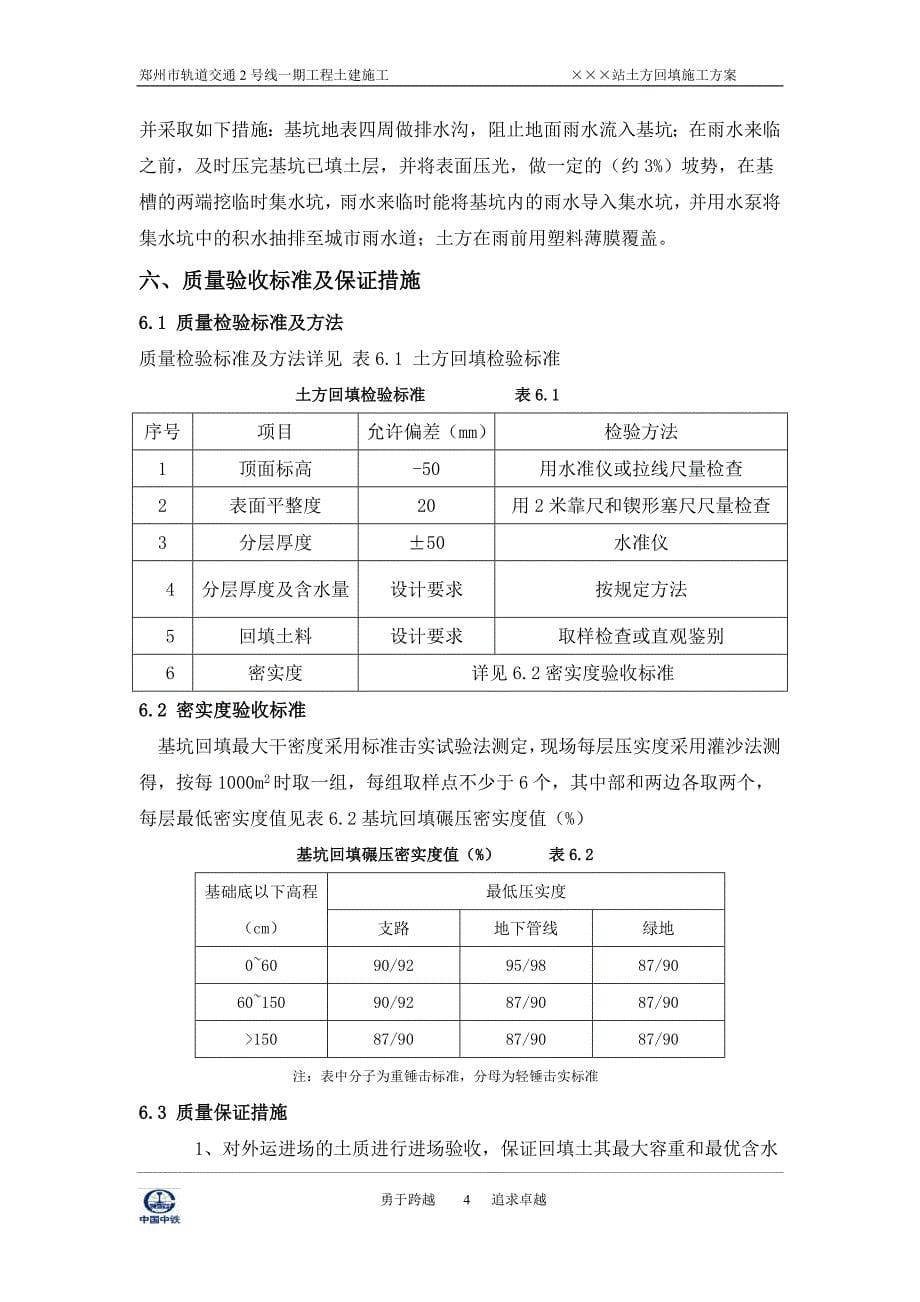 郑州地铁车站土方回填施工方案_第5页