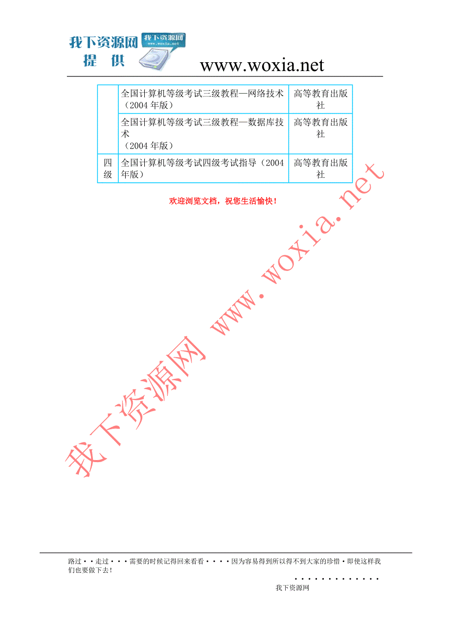 精编最新全国计算机等级考试最新考试科目和教程_第2页