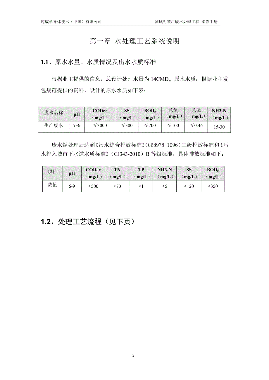 AMD废水处理站操作手册_第4页