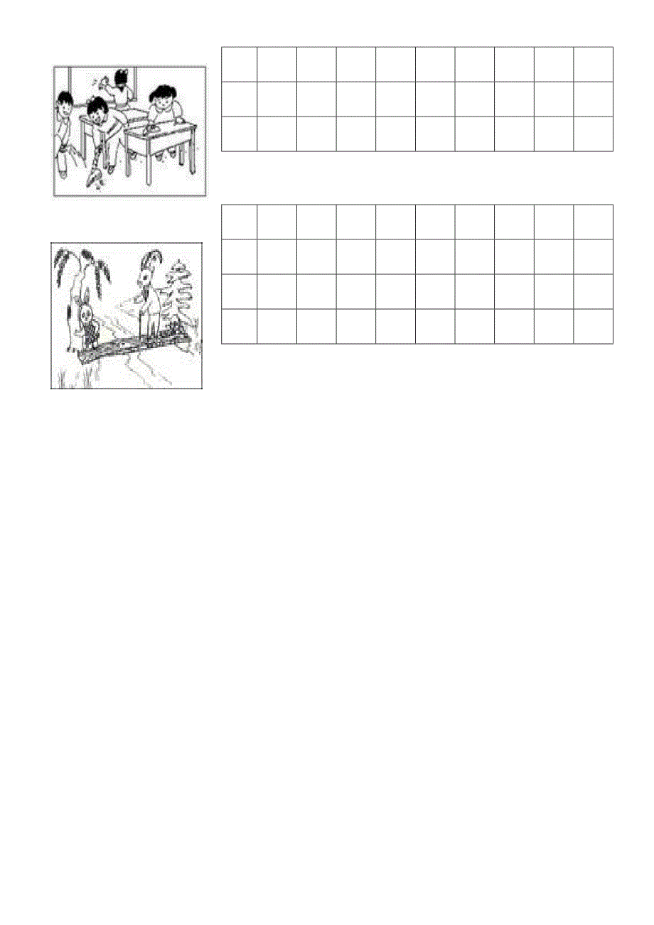 小学一年级语文上册看图写话练习题一试题试卷_第4页