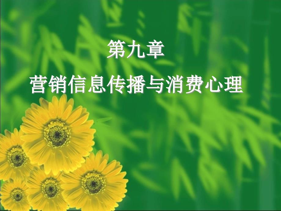 营销信息传播与消费心理_第1页