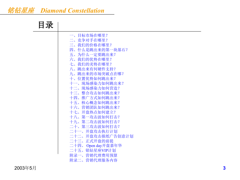 【管理精品】铭钻星座楼盘策划案_第3页