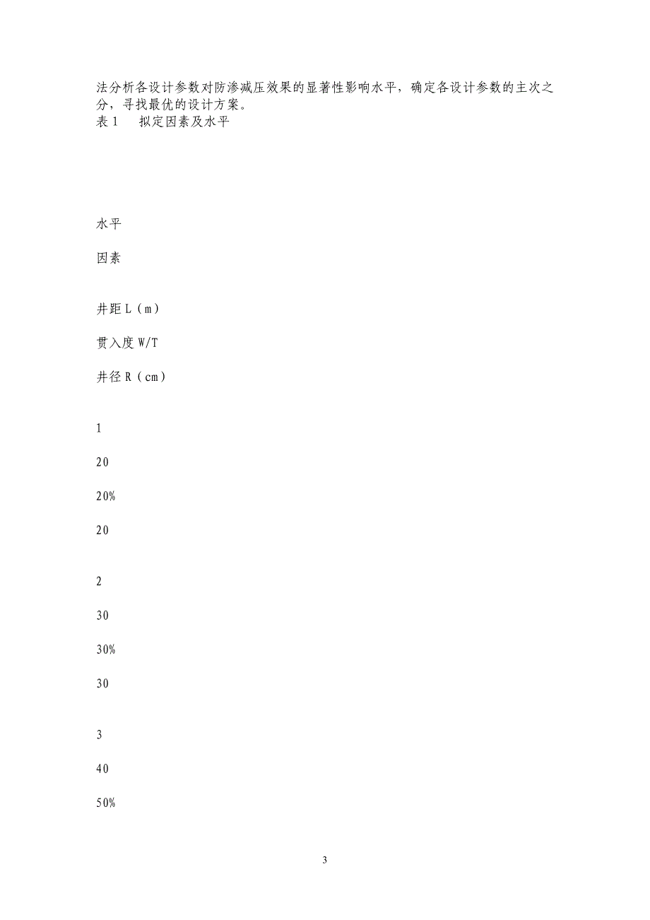 减压井在堤坝排渗减压工程中的应用研究_第3页