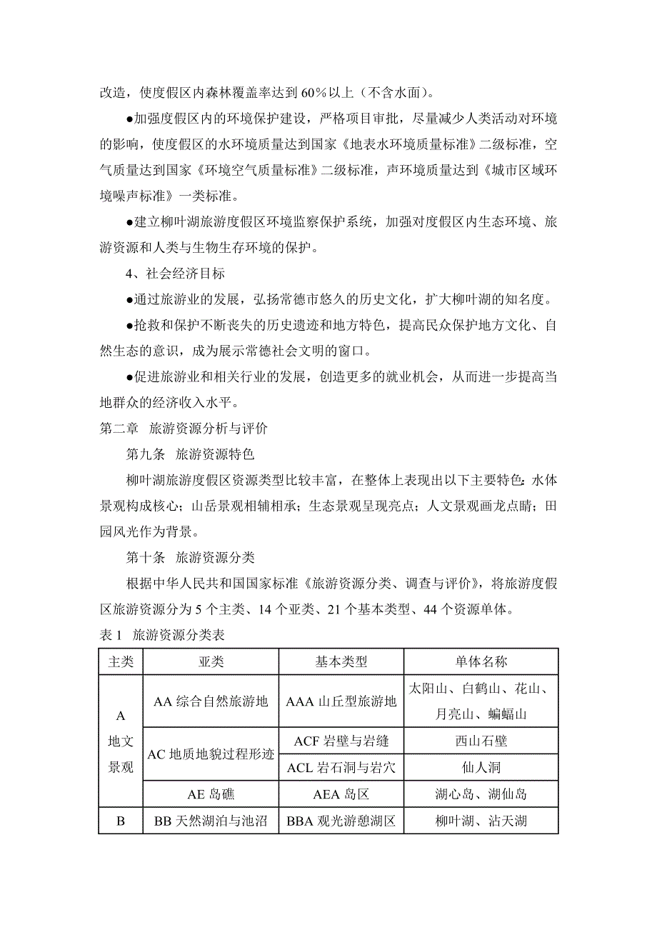 常德柳叶湖旅游度假区总体规划_第4页