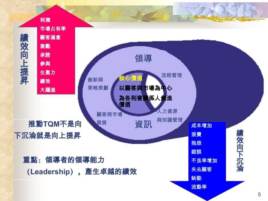 TQM追求全面卓越绩效之模式培训课程_第5页