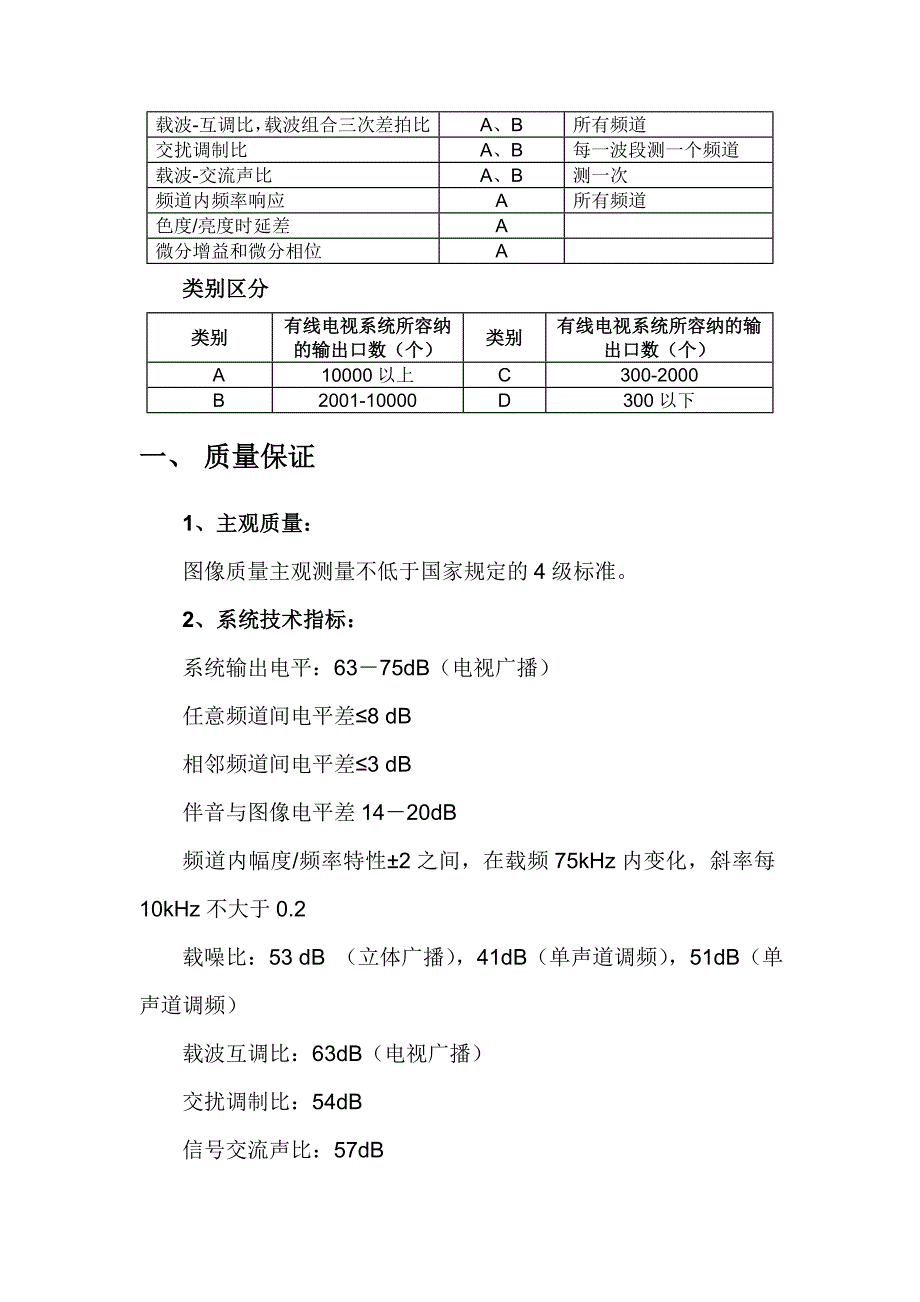 有线电视工程的验收标准_第2页