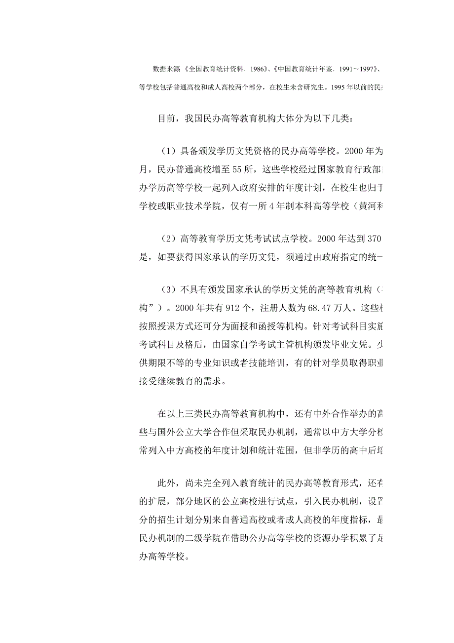 我国民办高等教育发展现状分析_第2页