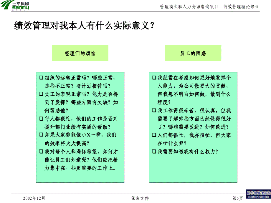 三木集团股份有限公司咨询项目--绩效管理理论培训_第5页