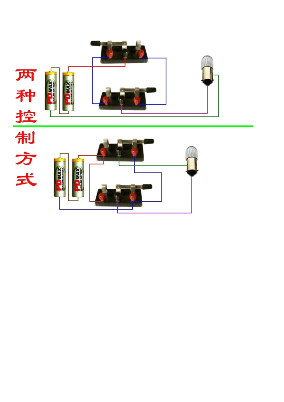 电工常见电气控制实物接线图_第3页