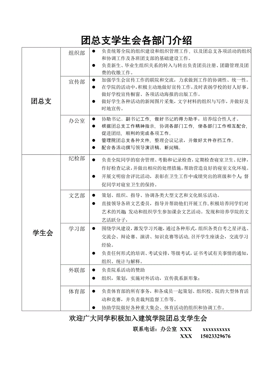 学生会纳新报名表(新)_第2页