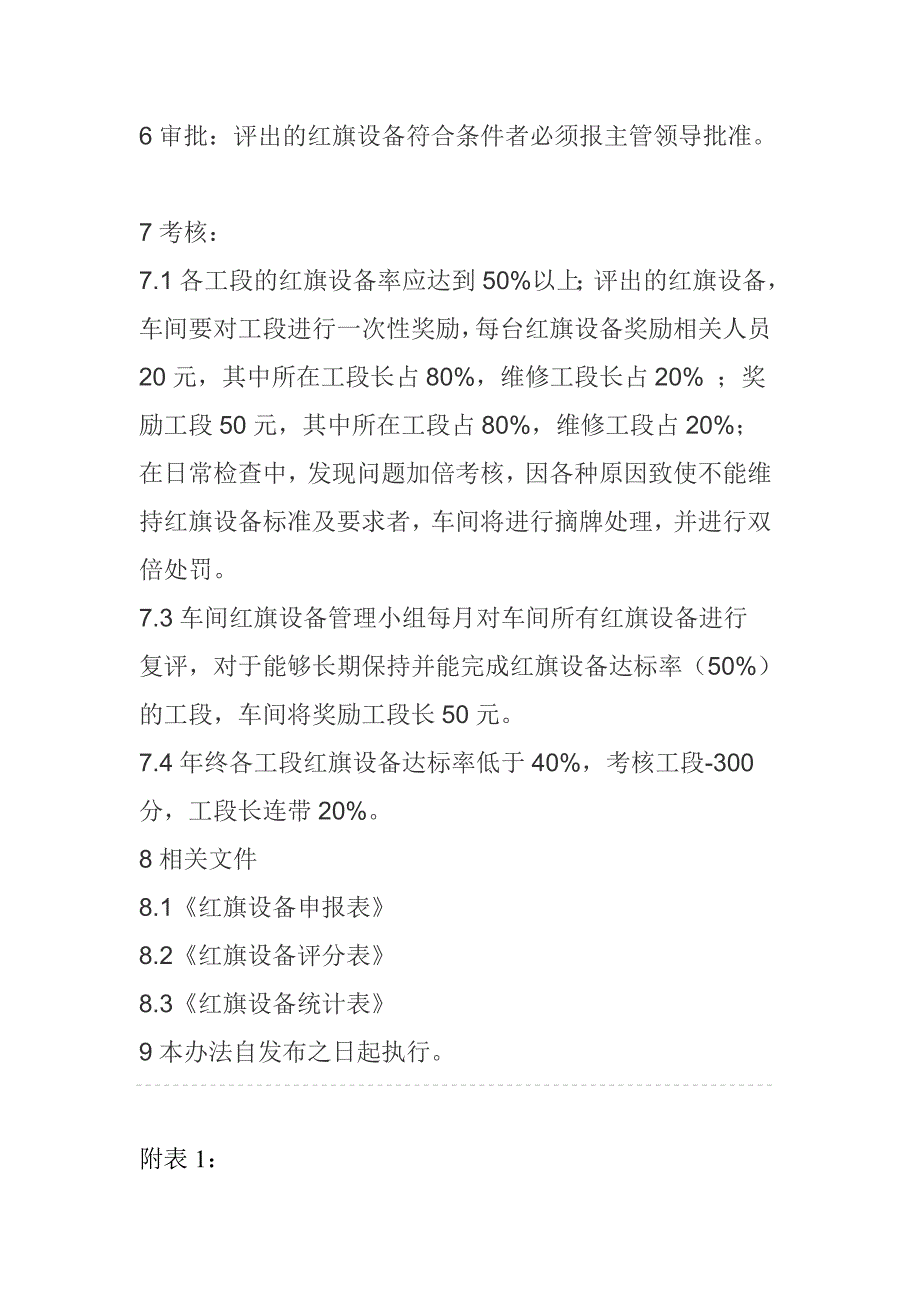 电解分厂净化车间红旗设备管理办法_第4页