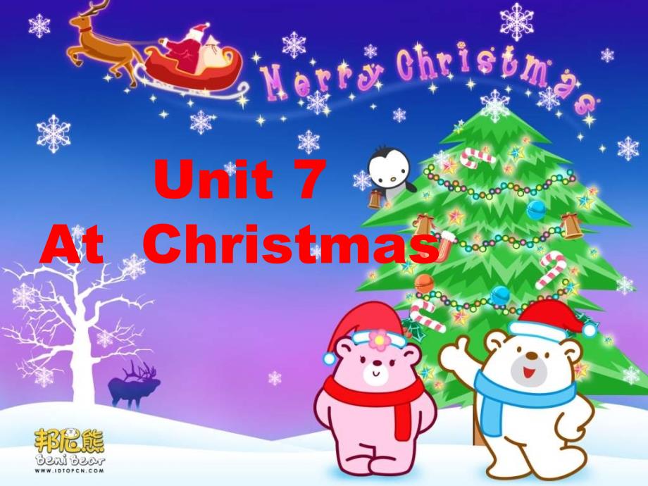 2013牛津苏教六上《Unit 7 At Christmas》ppt课件[精品课件]_第1页