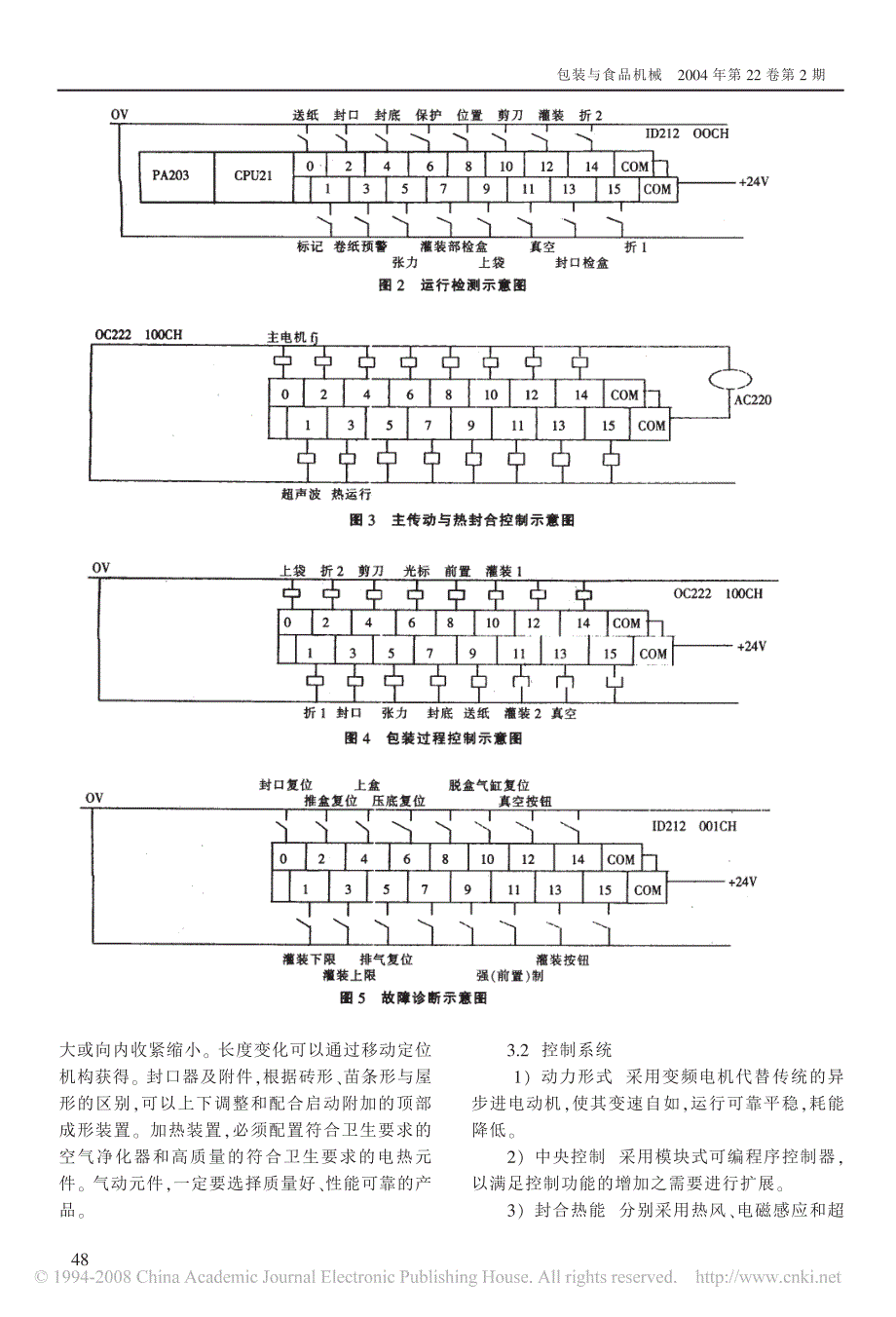 光机电一体化技术在一种盒装饮料无菌包装机中的应用_第4页