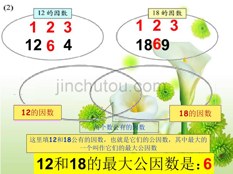 2013北师大版数学五上《找最大的公因数》ppt课件[66]_第5页