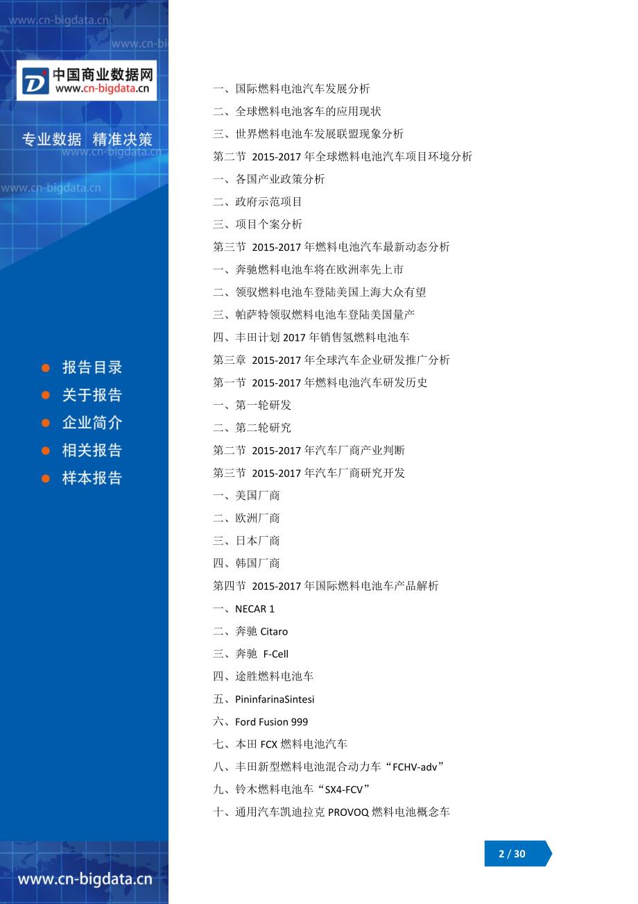 2018-2023年中国燃料电池汽车行业市场深度调研分析与投资机会研究报告_第2页