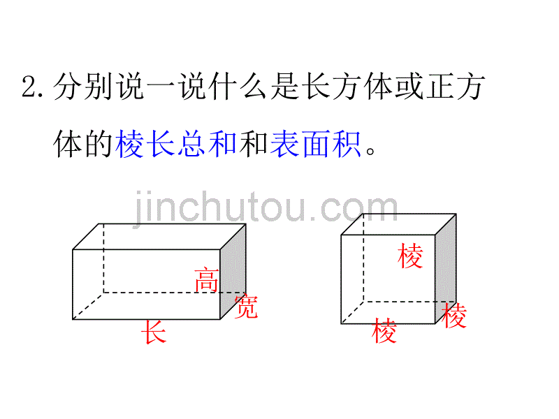 北师大版五年级下《长方体表面积练习》 [精品课件]_第2页