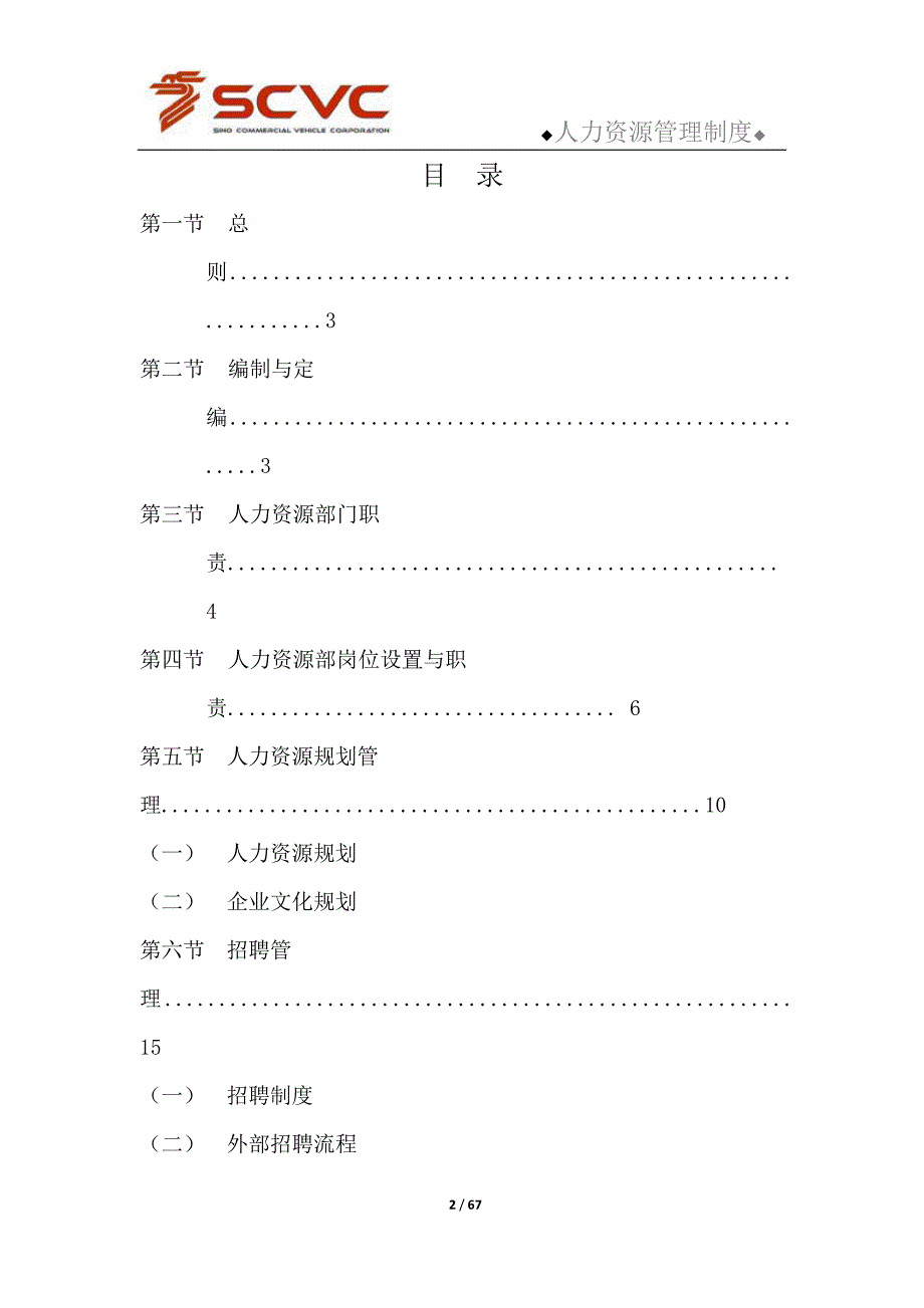 汽车销售公司人力资源管理制度_第2页