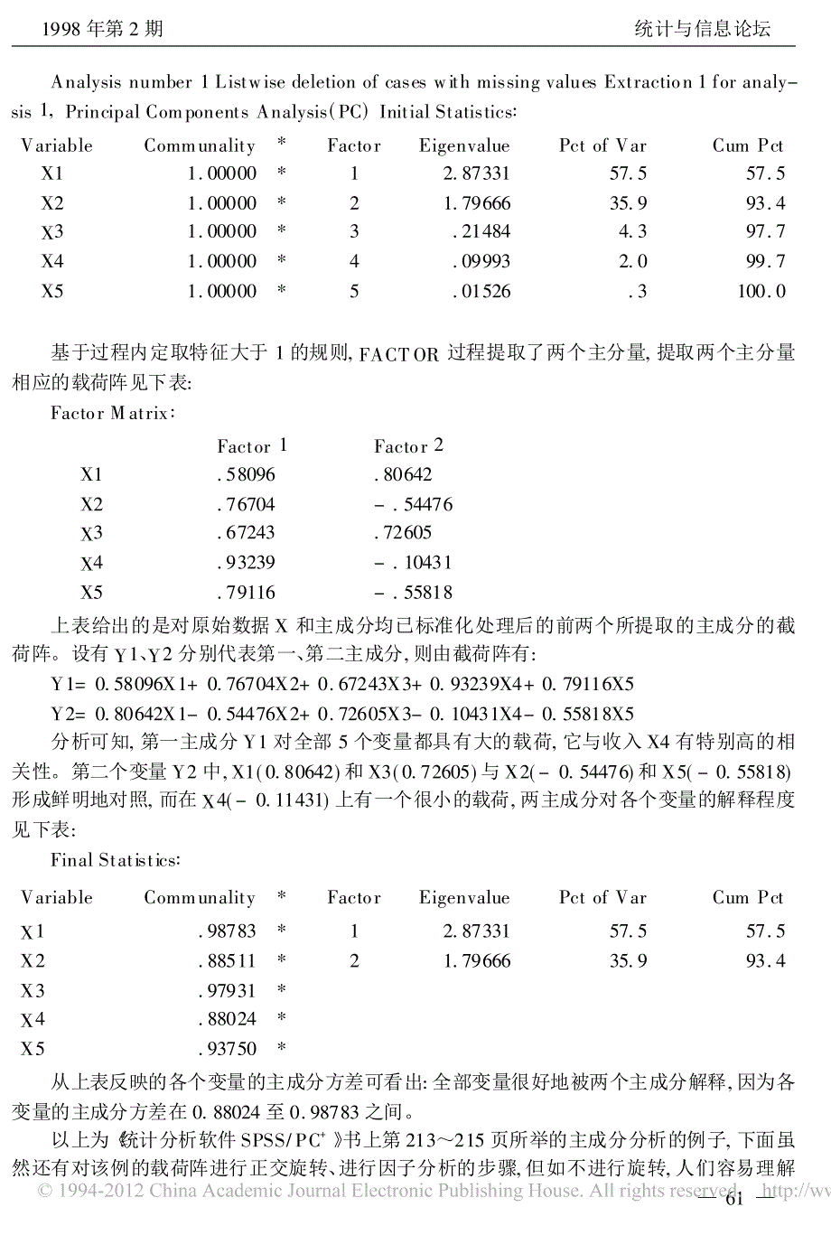 如何用spss软件进行主成分分析_郭显光_第2页