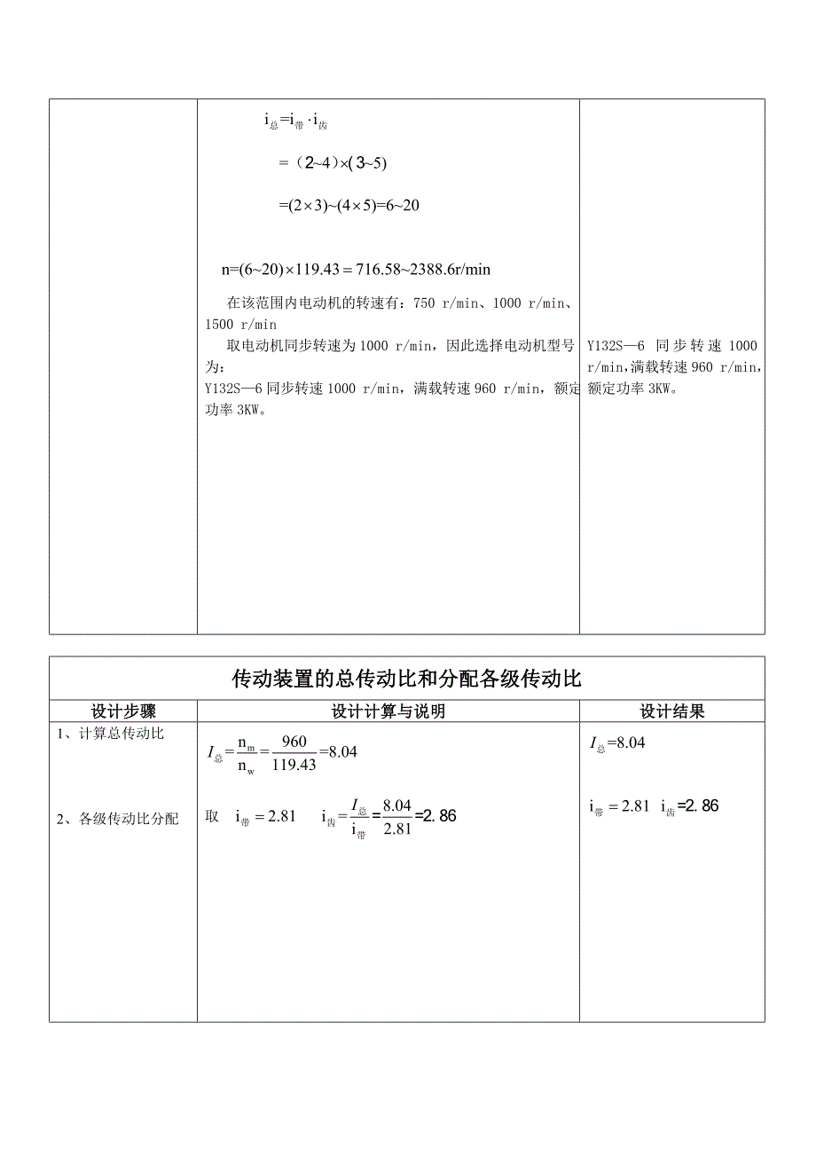 机械设计基础课程设计48904_第4页