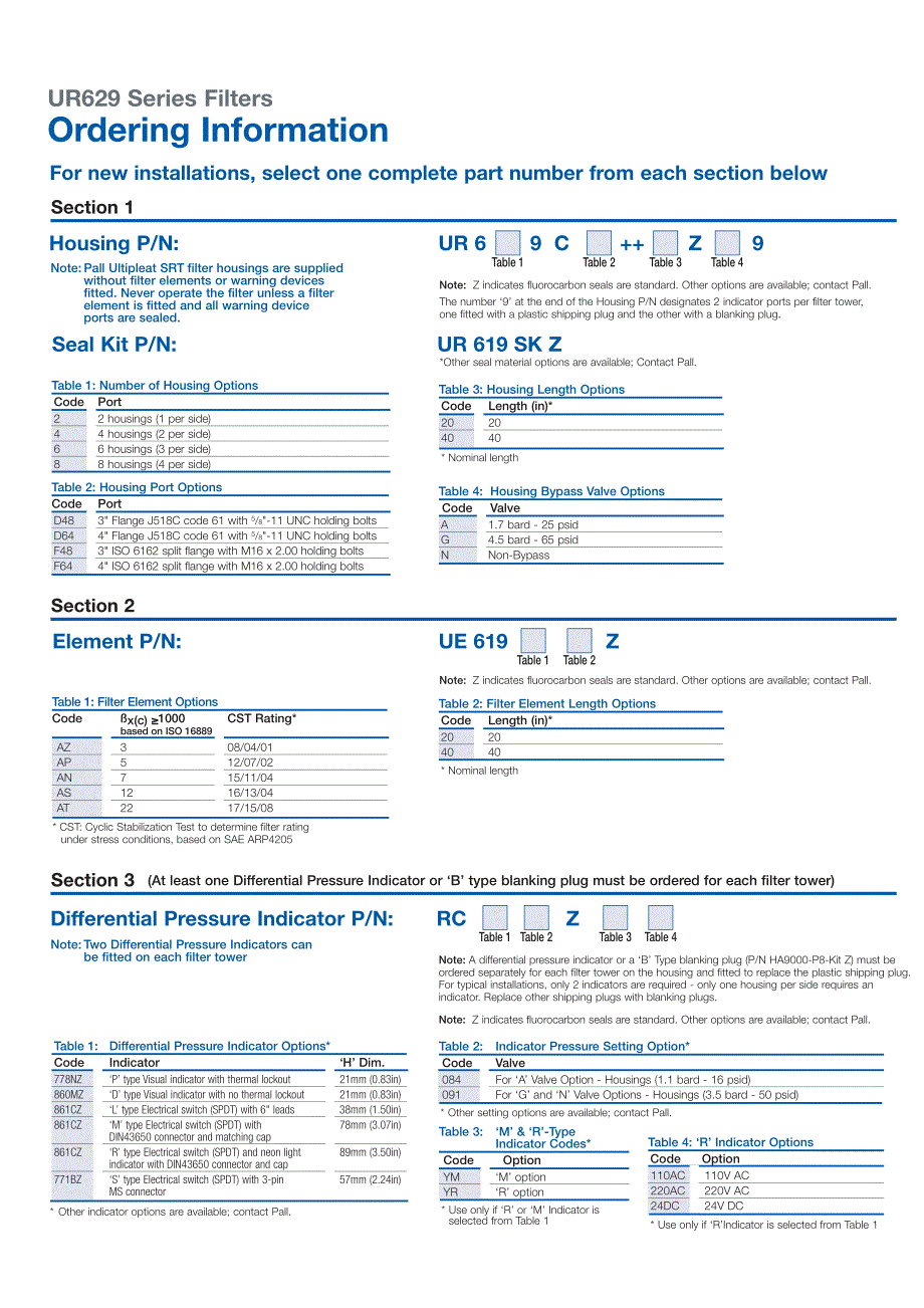 PALL UR629过滤器EN_第3页