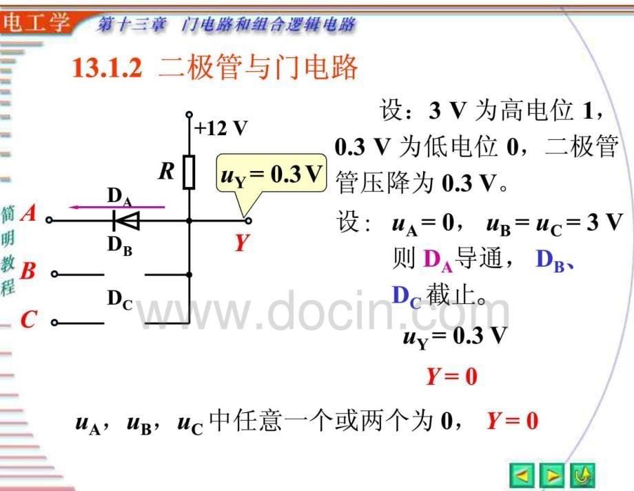 电工学简明教程课件 门电路与组合逻辑电路_第5页