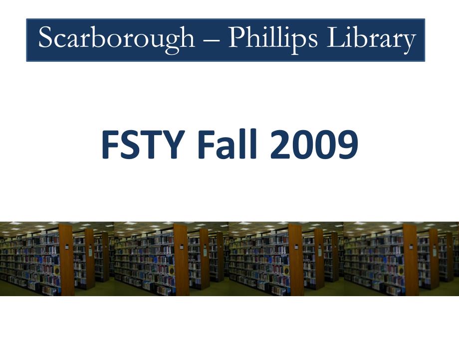 Scarborough – Phillips Library_第1页