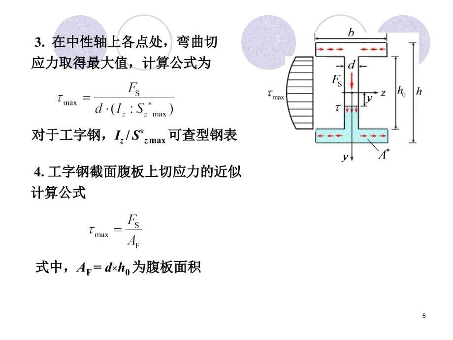 材料力学-弯曲应力_3切应力_土_第5页