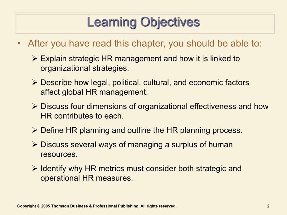 Strategic HR Management and Planning_第2页