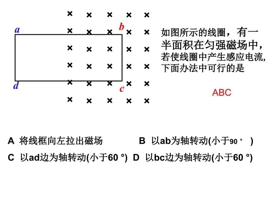 高二物理电磁感应复习_第5页